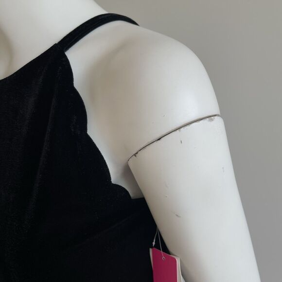 BCX Big Girls Size 16 2pc Scalloped Velvet Top & Floral Bubble Skirt Set Holiday - Picture 3 of 10